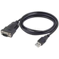 GEMBIRD USB to DB9M serial port converter cable, black, 1.5 m (UAS-DB9M-02)