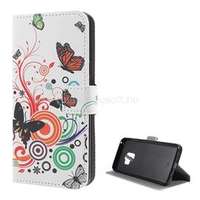 GIGAPACK Samsung S9 GIGAPACK tok álló, bőr hatású FLIP, kör, FEHÉR (GP-75315)