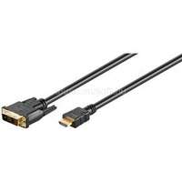 GOOBAY DVI-D/HDMI kábel, aranyozott 10m (GOOBAY_51586)