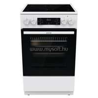 GORENJE GEC5C42WG fehér, szabadonálló, kerámialapos, elektromos, főzőzóna: 4, sütő:70L, grill, tűzhely (GORENJE_740534)