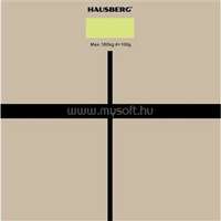HAUSBERG HB-6003AB üveg fürdőszobai mérleg (HB-6003AB)