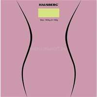 HAUSBERG HB-6003RZ üveg fürdőszobai mérleg (HB-6003RZ)