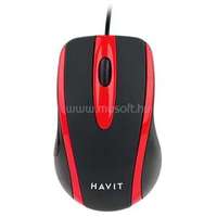 HAVIT MS753 vezetékes egér (fekete/piros) (MS753_RED)