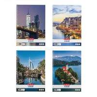 HERLITZ City II A4 70 lap vonalas spirálfüzet (HERLITZ_400201492)