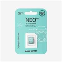 HIKSEMI MicroSD kártya - NEO LUX 256GB microSDXCT, Class 10 and UHS-I, 3D NAND (r/w: 100 / 70MB, V30) (HS-TF-D3(STD)/256G/NEO_LUX/WW)