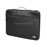 HOCO GT7 tok fekvő, bőr hatású LAPTOP/NOTEBOOK/TABLET (univerzális, 14" méret) FEKETE (HOCO_GT7_BLACK)