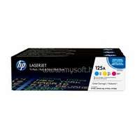HP 125A Eredeti cián/bíbor/sárga LaserJet multipakk tonerkazetták (3x1400 oldal) (CF373AM)