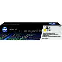 HP 126A Eredeti sárga LaserJet tonerkazetta (1000 oldal) (CE312A)