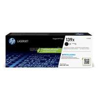 HP 139X Eredeti fekete LaserJet tonerkazetta (4000 oldal) (W1390X)
