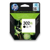 HP 302XL Eredeti fekete nagy kapacitású tintapatron (430 oldal) (F6U68AE)