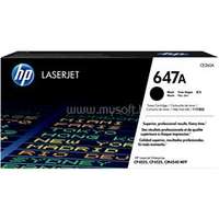HP 647A Eredeti fekete LaserJet tonerkazetta (8500 oldal) (CE260A)