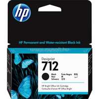 HP 712 Eredeti fekete DesignJet tintapatron (38ml) (3ED70A)