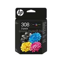 HP No.308 Eredeti fekete/háromszínű multipack tintapatronok (6L6S6UE)