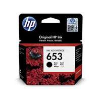 HP 653 Eredeti fekete tintapatron (360 oldal) (3YM75AE)
