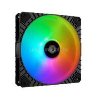 ID-COOLING Cooler 14cm - WF-14025-XT ARGB (31,2dB, max. 136,94 m3/h, 4pin PWM, A-RGB LED, fekete) (WF-14025-XT_ARGB)
