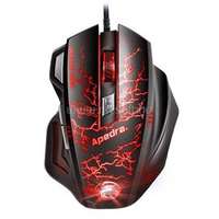 IMICE A7 gamer vezetékes egér (fekete-piros) (6920919256081)