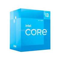 INTEL Core i3-12100 (4 Cores, 12M Cache, 3.30 up to 4.30 GHz, FCLGA1700) Dobozos, hűtéssel (BX8071512100)