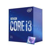 INTEL Core i3-10100F (4 Cores, 6M Cache, 3.60 up to 4.30 GHz, FCLGA1200) Dobozos, hűtéssel, nincs VGA (BX8070110100F)