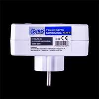 IRIS ELECTRIC IEA-3W-K fali elosztó kapcsolóval, 3 aljzat 1 földelt+2 földeletlen) 1X16A,2X2.5A (IEA-3W-K)