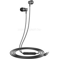 IRIS G-23 mikrofonos fülhallgató (fekete) (IRIS_G-23)