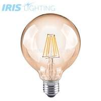 IRIS Lighting Filament Bulb Longtip E27 ST64 6W/2700K/540lm aranyszínű LED fényforrás (IRIS_ILFBST646W4000K)