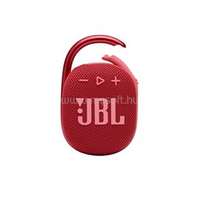 JBL Clip 4 bluetooth hangszóró, vízhatlan (piros) (JBLCLIP4RED)