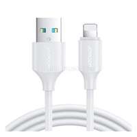 JOYROOM LONG-LASTING adatkábel (USB - lightning, 2.4A, gyorstöltő, 100cm) FEHÉR (JOYROOM_S-UL012A9_1M_WHITE)