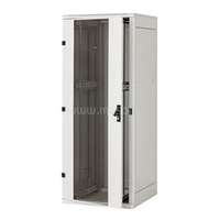 KELINE Rack Szekrény 27U 600x1000mm álló, Biztonsági üvegajtóval, Levehető oldal/hátfal Max.teherbírás: 800kg (RMA-27-A61-BAY-N1)