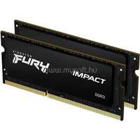 KINGSTON SODIMM memória 2X8GB DDR3L 1866MHz CL11 FURY IMPACT BLACK (KF318LS11IBK2/16)