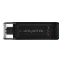 KINGSTON DT 70 USB3.2 Type-C 256GB pendrive (fekete) (DT70/256GB)