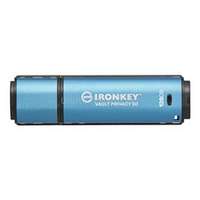 KINGSTON IronKey Vault Privacy 50 USB 3.2 128GB pendrive (kék) (IKVP50/128GB)