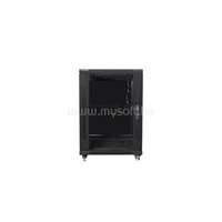LANBERG 19" szabadon álló rack szekrény 15U/600X800 lapraszerelt (fekete) (FF01-6815-12B)