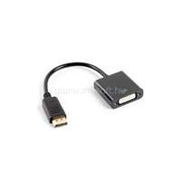 LANBERG Displayport apa - DVI-I anya (24+5) dual link adapter, 10cm (AD-0007-BK)