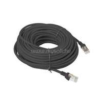 LANBERG patch kábel Cat5e UTP 20 m, fekete (PCU5-10CC-2000-BK)