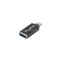 LANBERG USB-C(M) 3.1->USB-A(F) ADAPTER FEKETE OTG (AD-UC-UA-02)