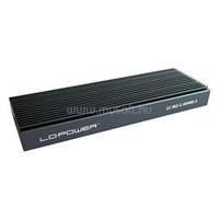 LC POWER Külső ház - USB 3.2 2x1 Type C - M.2 NVMe SSD - LC-M2-C-NVME-3 (LC-M2-C-NVME-3)