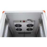LEGRAND Rackszekrény ventilátor 19"- 4 ventilátor,termosztát, 320m3/óra,Fekete (19" álló Evoline/Estap rackszekrényhez) (LEGRAND_EC4V)