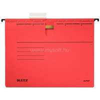 LEITZ Függőmappa, gyorsfűzős, karton, A4, "Alpha", piros (LEITZ_19840125)