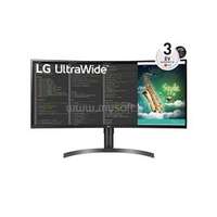LG 35WN75CP-B ívelt Monitor | 35" | 3440x1440 | VA | 0x VGA | 0x DVI | 1x DP | 2x HDMI