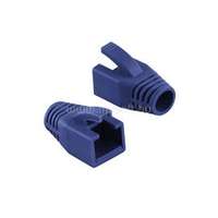 LOGILINK RJ45 feszültségmentesítő védőburkolat, 8 mm, kék, 50 db (LOGILINK_MP0035B)