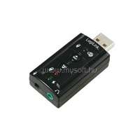 LOGILINK USB 2.0 Virtuális Audió Adapter 7.1 csatornás (LOGILINK_UA0078)