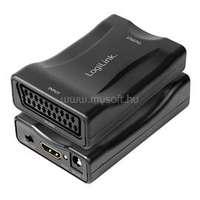 LOGILINK Video konverter, Scart/F - HDMI-A/F, 1080p, fekete (LOGILINK_CV0160)