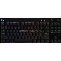 LOGITECH G Pro Lightspeed RGB mechanikus TKL gravírozott gamer vezetékes billentyűzet (magyar, fekete) (920-009426-HU)