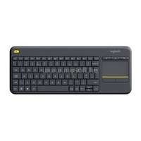 LOGITECH K400 Plus TOUCHPAD vezeték nélküli billentyűzet angol lokalizáció (fekete) (920-007145)