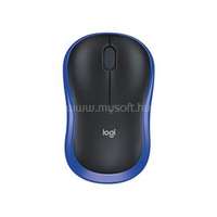 LOGITECH M185 optikai vezeték nélküli egér (kék) (910-002239)