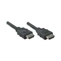 MANHATTAN Kábel - HDMI to HDMI (Ethernet HEC, ARC, 3D, 4K, Shielded, 5m, Fekete) (MANHATTAN_323239)