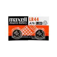 MAXELL LR44 5x2 csomag (tépheto bliszter) 1,5V alkáli gombelem (MAXELL_MAX131401)