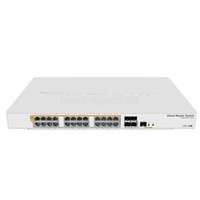 MIKROTIK Cloud Router Switch 328-24P-4S+RM with 800 MHz CPU, 512MB RAM, 24xGigab (CRS328-24P-4S+RM)
