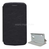 MOFI RUI tok álló, bőr hatású (FLIP, oldalra nyíló, asztali tartó) FEKETE (GP-48728)