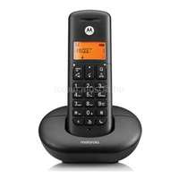 MOTOROLA E201 telefon készülék (vezeték nélküli, kijelző, DECT) FEKETE (F52000K50O1ASG03)
